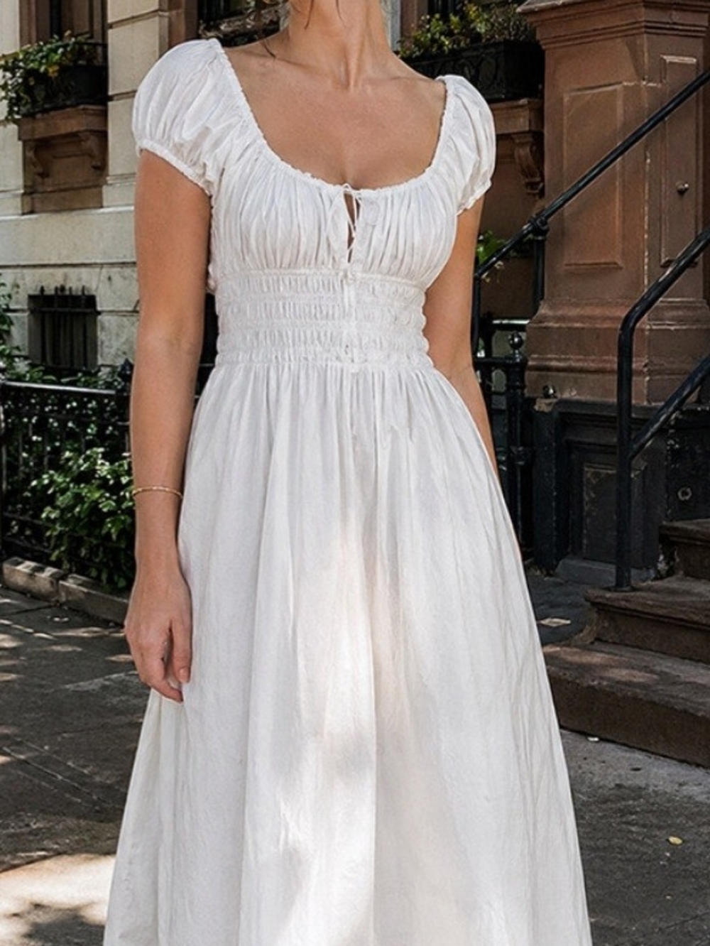 Warp + Weft Poplin Maxi Dress